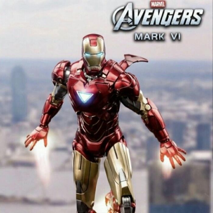 ASLI ZD toys Ironman Mark 6 Original Mini Hot Item ZdToys VI Figure