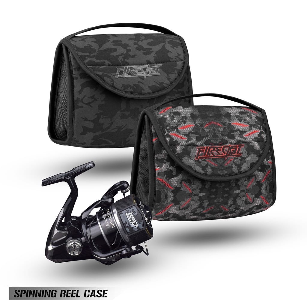 TAS PANCING TEMPAT REEL SPINNING FIRECAST REELCASE REEL POUCH PEMBUNGKUS REEL SPINNING
