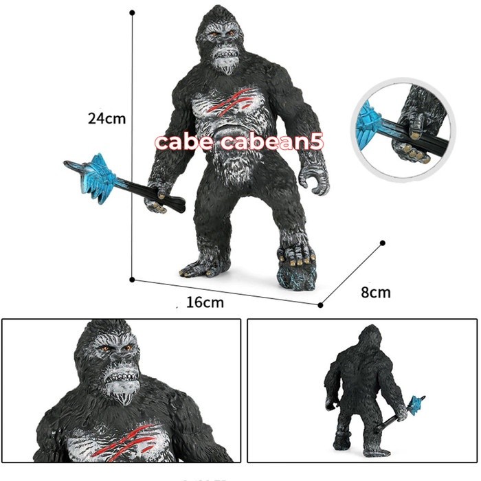 king kong vs godzilla 2 mainan kingkong axe jumbo size