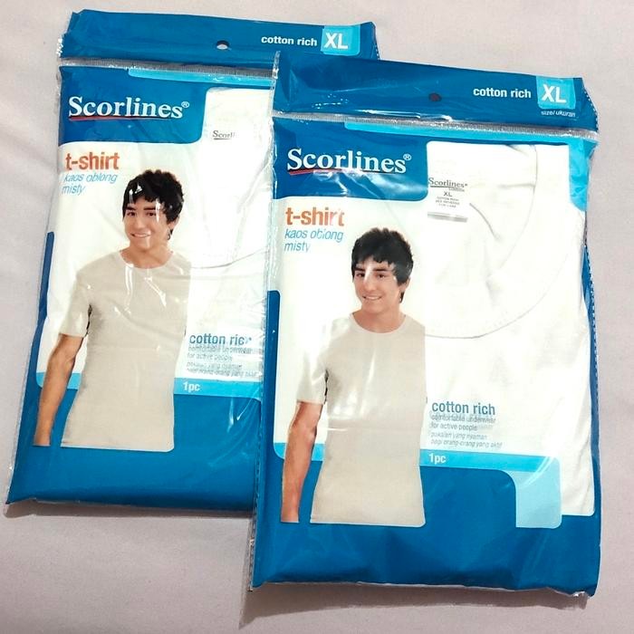 PENAWARAN SPESIAL SCORLINES-KAOS DALAM OBLONG PRIA AKL