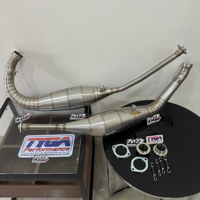 Knalpot Racing TYGA Performance NSR 250 MC28 Full Set Stainless Steell
