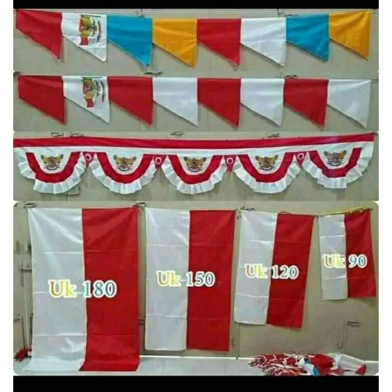Flowpartt Bendera Merah Putih Jumbo#Bendera Merah Putih 2X3 Meter