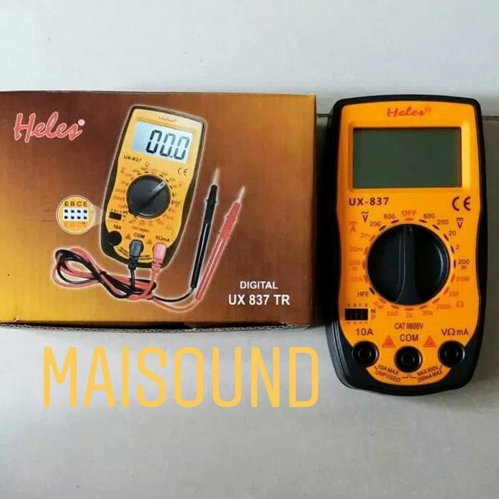 Bagus Heles Ux 837 Tr Multitester Digital Multi Tester Ux837Tr