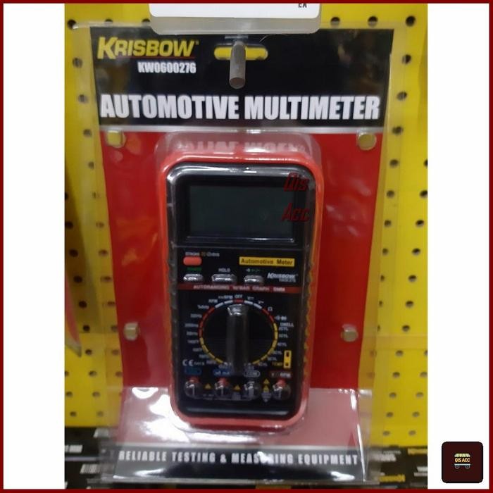 Grosir Krisbow Automotive Multimeter Multitester Digital Kw06-276