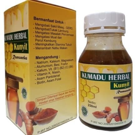 

Terlaris Kumadu Herbal Kunyit Obat Asam Lambung & Maag