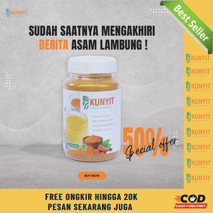 

Terlaris Herbal Anti Inflamasi, Kunyit Instan Premium 100% Alami