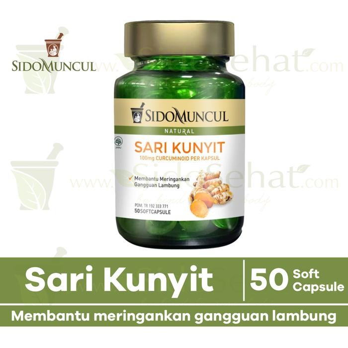

Terlaris Sari Kunyit Softcapsule 50 (Membantu Meringankan Gangguan Lambung)