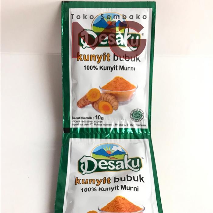 

Terlaris Kunyit Bubuk Desaku (1 Lmbr 12 Pcs)