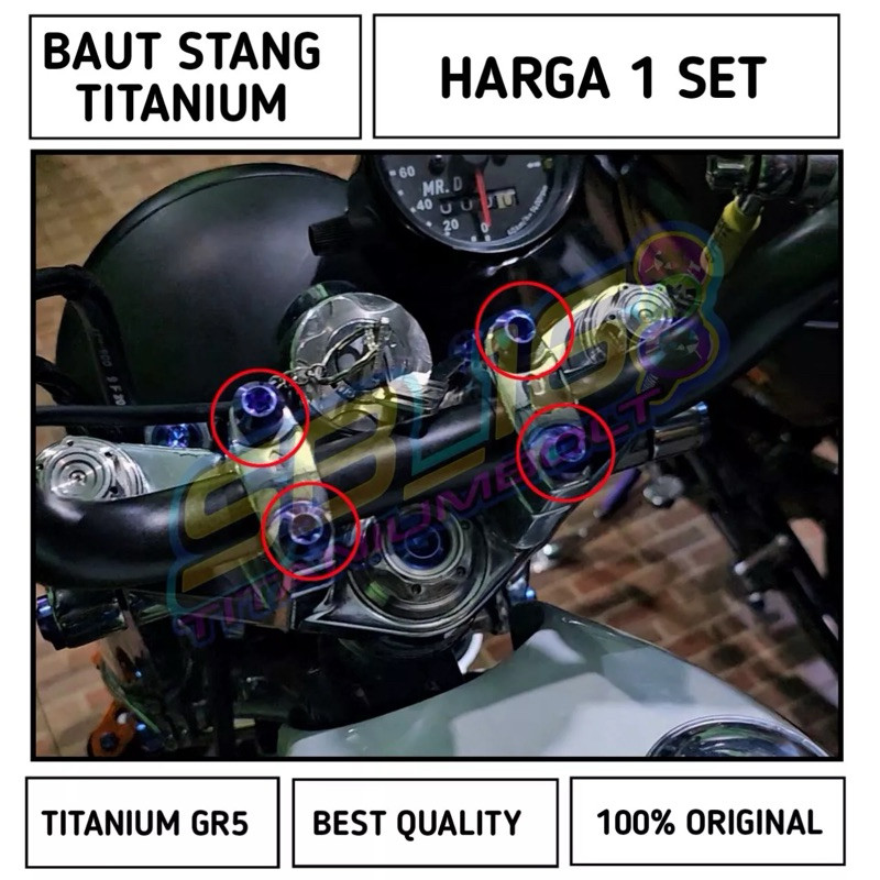 BAUT STANG PCX ADV BEAT STREET TITANIUM GR5