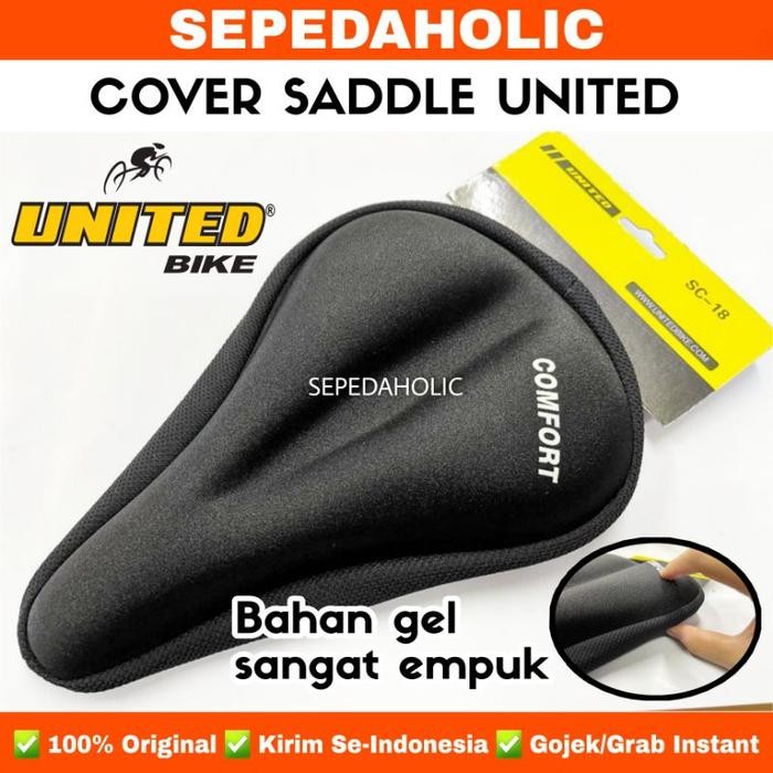 Cover Sarung Jok Sadel Sepeda United Sc 18 Saddle Comfort Gel Premium Empuk #Gratisongkir #Sale