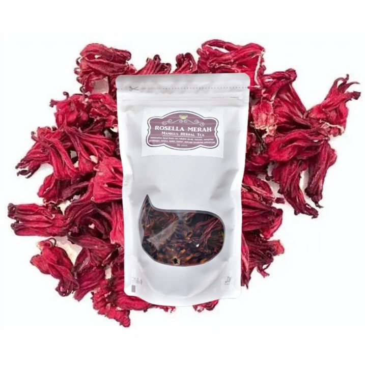 

TERMURAH!! POUCH Teh Bunga Rosella Merah / Hisbiscus Tea / Teh Seduh Herbal