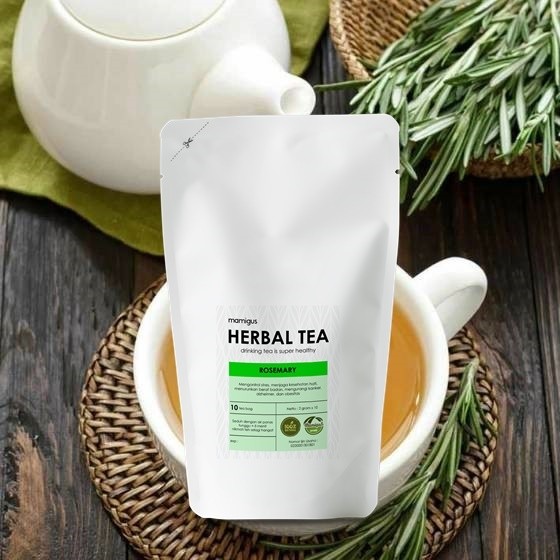 

TERMURAH!! TEH CELUP ROSEMARY / Teh Rosemary / Rosemary Leaf Tea / Teh Herbal Alami