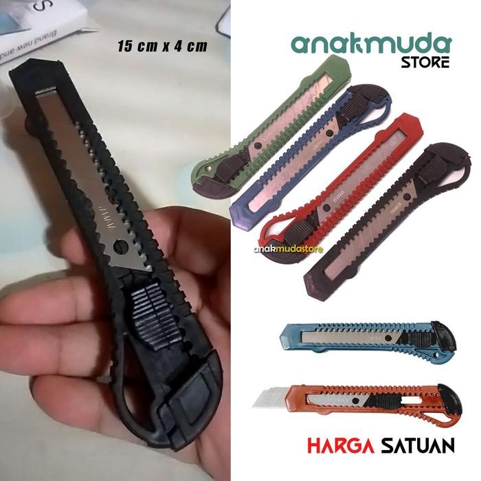 

Cutter Kater Besar Pemotong Kertas Alat Perlengkapan Kerja Kerajinan ATK
