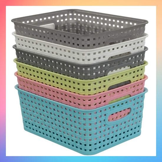

Keranjang Serbaguna Storage Box Organizer Keranjang Penyimpanan Bin Pantry Pakaian Tempat Bumbu