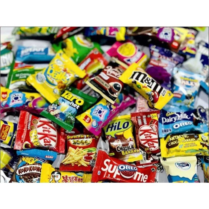 

Gantungan Kunci Snack Miniaur Makanan Dan Minuman