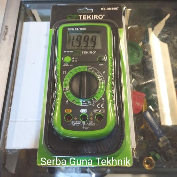 DIGITAL MULTIMETER TEKIRO MULTI TESTER MS-DM1907 DIGITAL MULTI METER KUALITAS TERBAIK