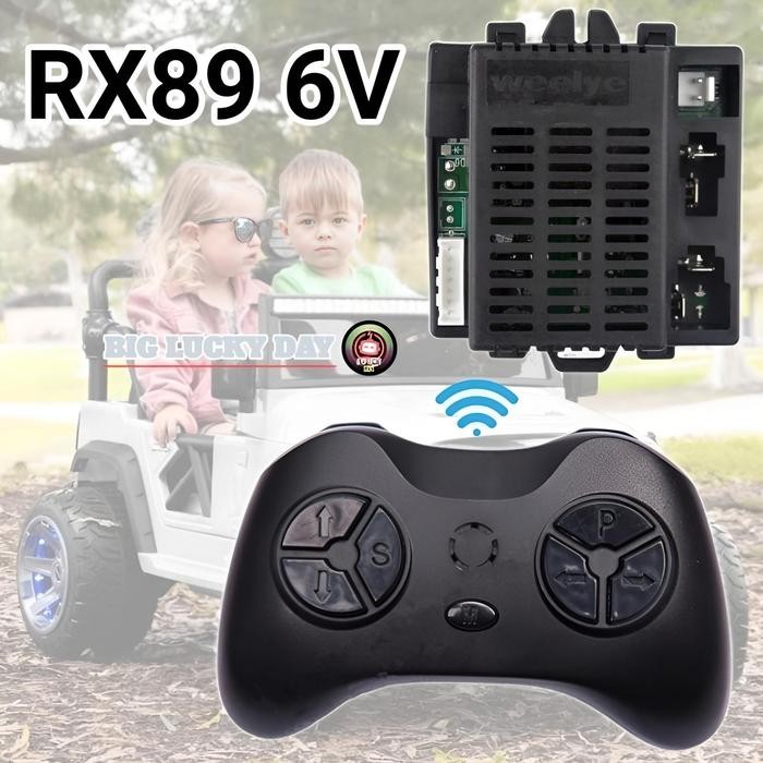 Receiver Remot Weelye Rx89 6V 7Pin Mobilan Aki Modul Ic Reseiver Part
