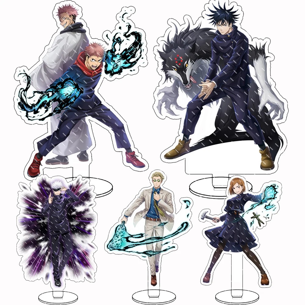 Anime Jujutsu Kaisen Stand Acrylic Cartoon Figure Itadori Yuji Fushiguro Megumi Gojo Satoru Nanami