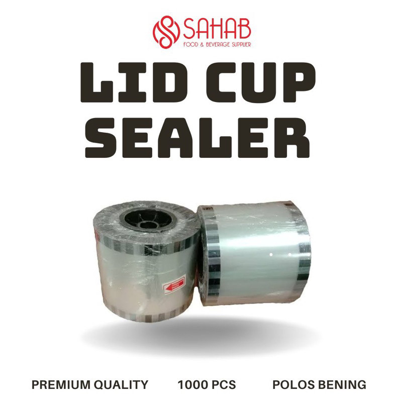 lid cup sealer / Plastik press cup / lid cup bening & motif WE