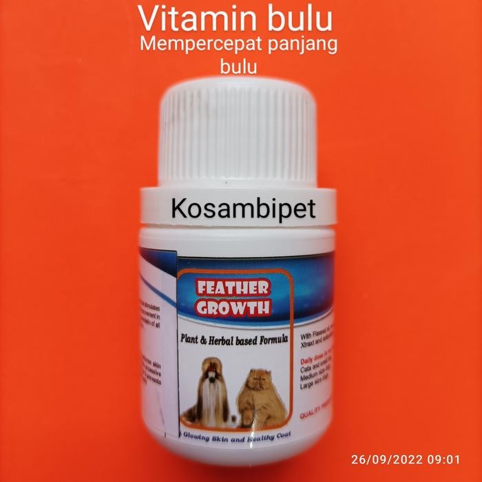 vitamin bulu - vitamin bulu anjing - vitamin bulu kucing,cepat panjang