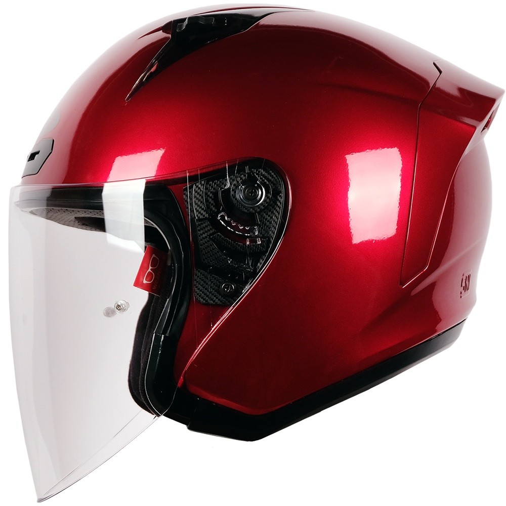 NJS KRONOZ Red Candy Gloss/Doff - Helm Half Face NJS Kronoz Kronoz Polos Kronoz NJS Helm Polos NJS