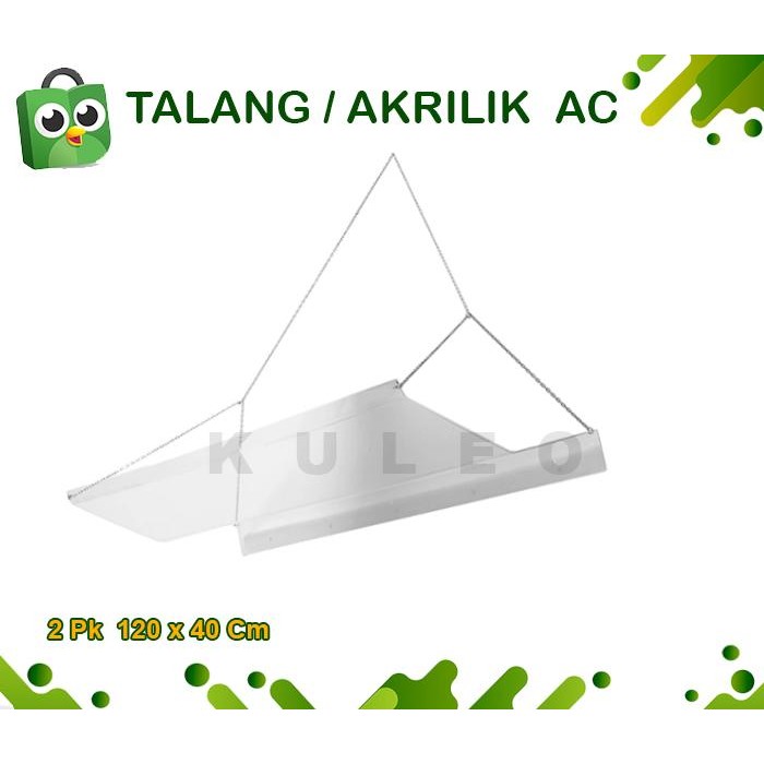Talang Ac / Akrilik 2 Pk / Ac Rlector / Penahan Angin Ac 2Pk