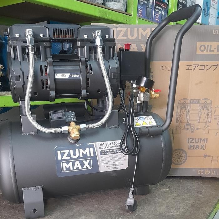 Kompresor Oilless Silent 1.75 Hp Izumi Max Om Ss 1390 Grab/Gosend