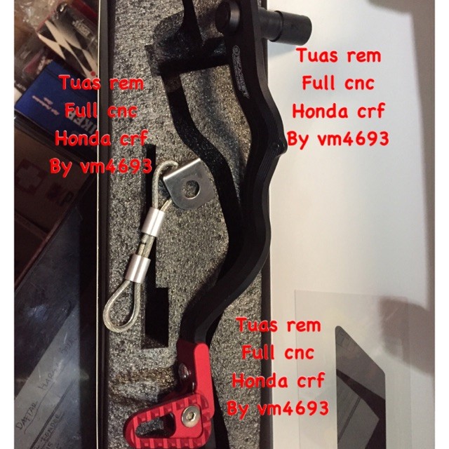 Tuas rem crf tuas rem crf 150 full cnc lipat pedal rem crf 150l