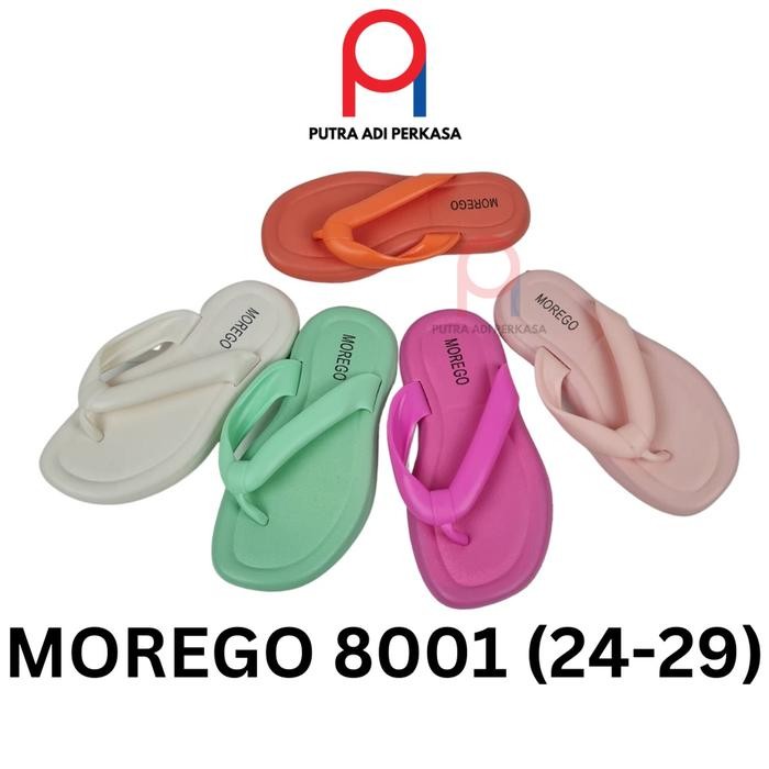Sandal jelly anak perempuan lucu dan menggemaskan Polos MOREGO 8001 B