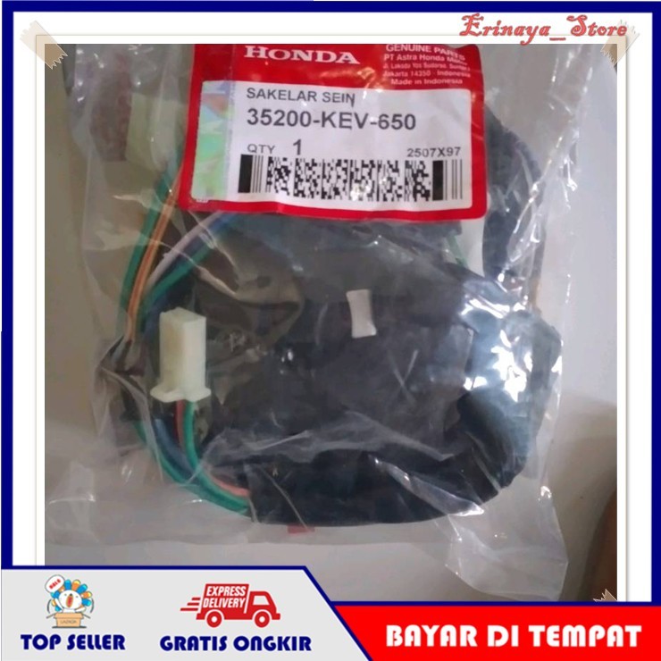 AHM Sakelar Saklar Kiri Switch Klakson Sen Tombol Lampu Dim Motor Supra X Lama Fit KEV