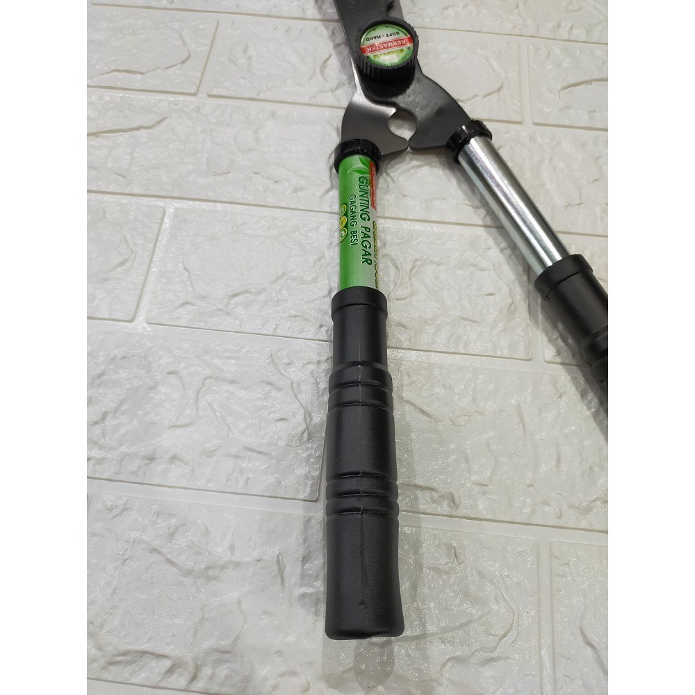 Kenmaster Gunting Rumput Gunting Ranting Pagar Taman Bonsai Gagang Besi Besar Jumbo Tajam