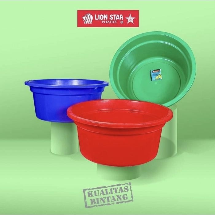 Bak Plastik Lion Star 30 Jumbo Baskom Ember Besar Wadah Tempat Air Terlaris