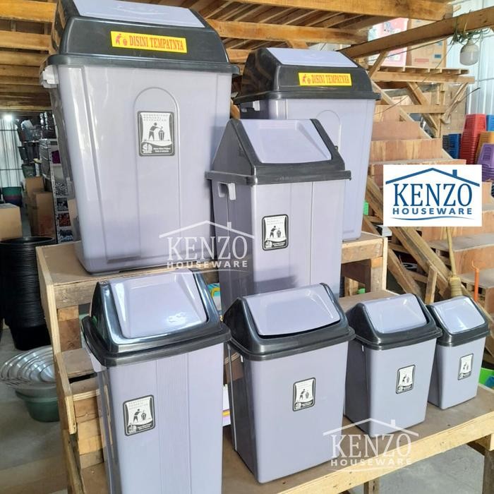 Tempat Sampah 100 Liter Tutup Goyang Besar Jumbo Bak Sampah Kantor