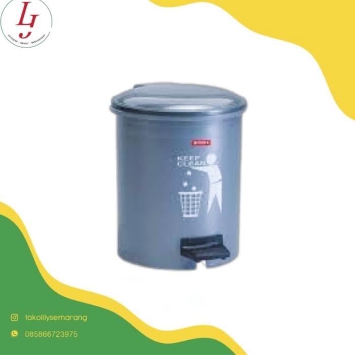 Tempat Sampah Injak Lion Star 10Lt