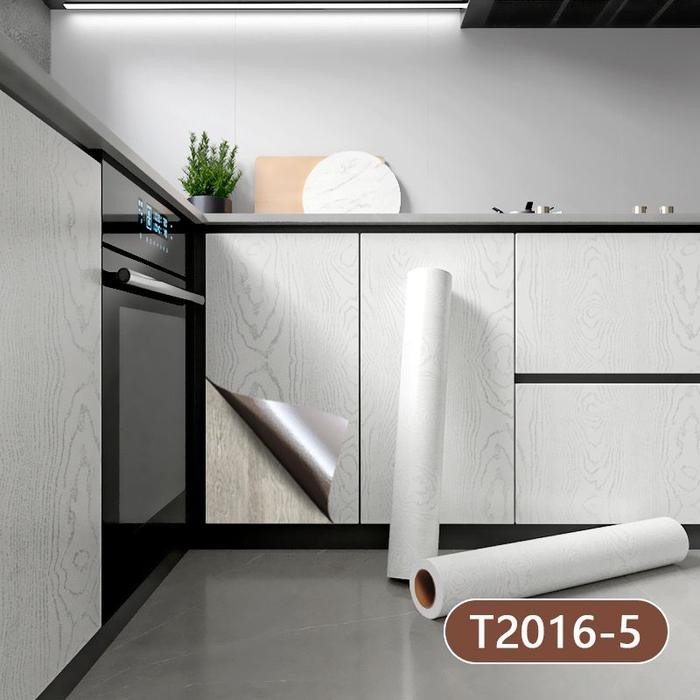 Stiker Dapur Motif Kayu Glossy - Stiker Kamar Mandi Anti Air Anti Panas