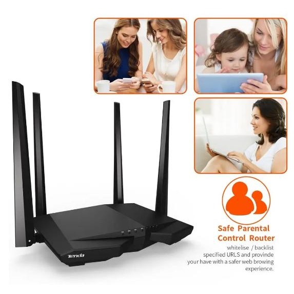 Paling Baik Tenda Ac6 Wireless Router+Extender+Access Point Wifi Repeater Ac2100
