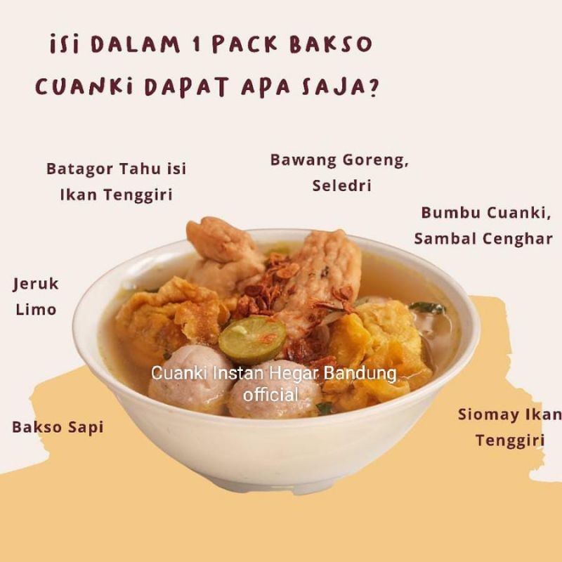 

Konter Makanan Baso Cuanki Hegar Bandung
