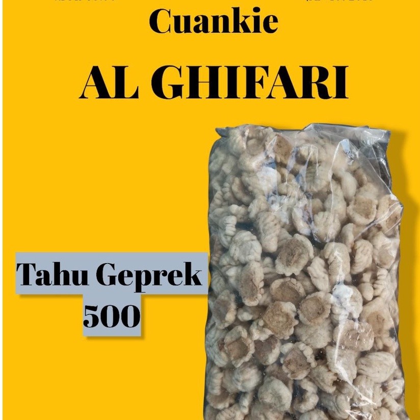 

Sensasi Lezat Cuankie Geprek Isi 500Pcs Only 165Rb Aja