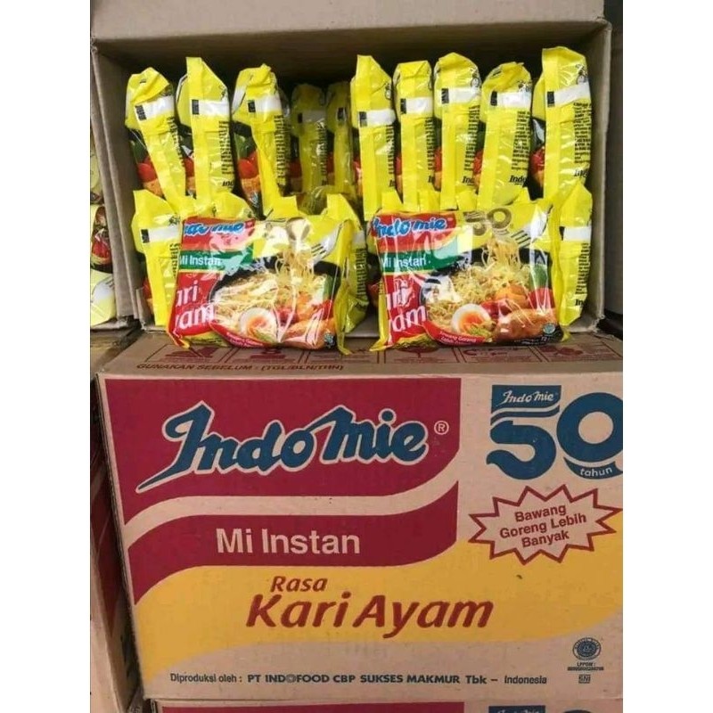 

Sensasi Lezat 4 Pcs Indomie Kari Ayam / Ayam Bawang / Indomie Goreng / Indomie Soto Ayam