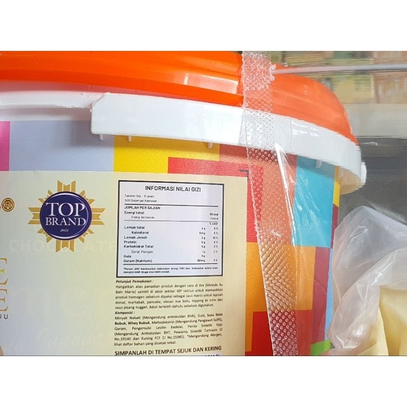 

Sensasi Lezat Elmer Glaze Keju 250Gr / Topping Donat Keju / Dip Glaze Cheese Elmer