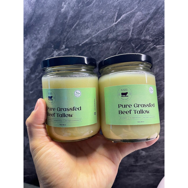 

Konter Makanan Pure Grassfed Beef Tallow Jar 180Ml