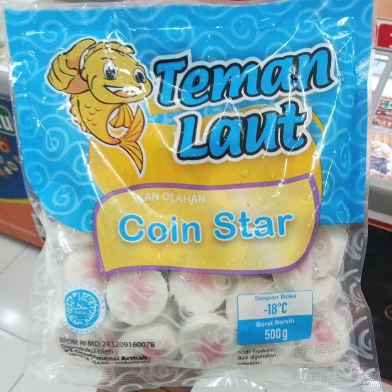 

Konter Makanan Teman Laut Fish Coin 500Gr