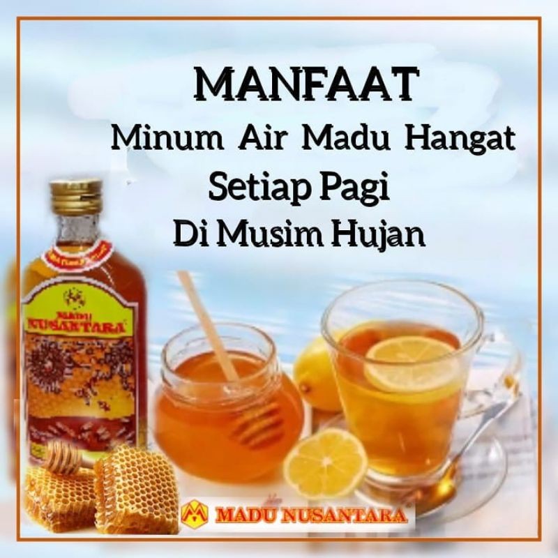 

Sensasi Lezat Madu Super / Madu Murni (Randu) Nusantara 250Ml Asli Royal Jelly Bpom Bee Pollen