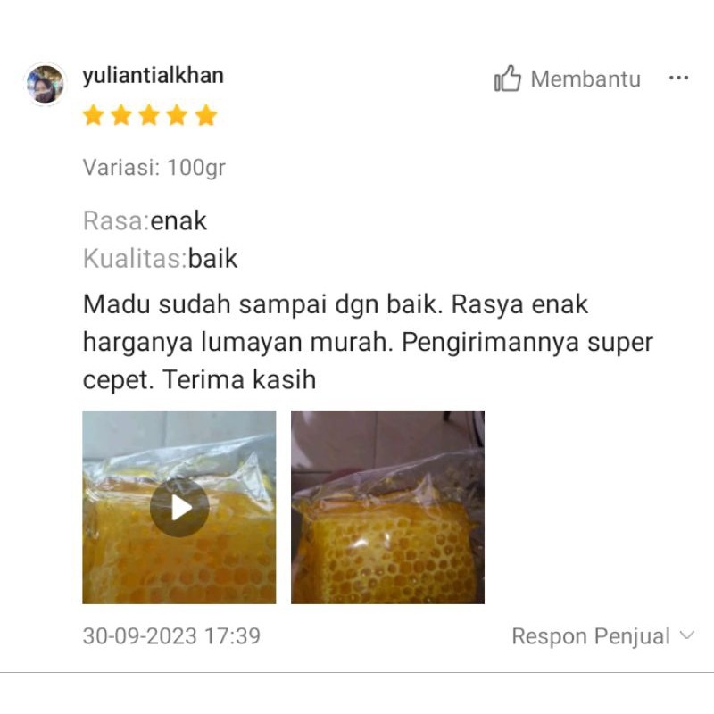 

Sensasi Lezat Madu Sarang Organik By Mujaddid