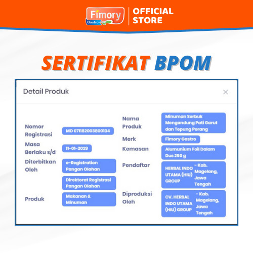 

Sensasi Lezat Paket 2 Fimory - Minuman Sereal Umbi Garut Atasi Asam Lambung 250Gr