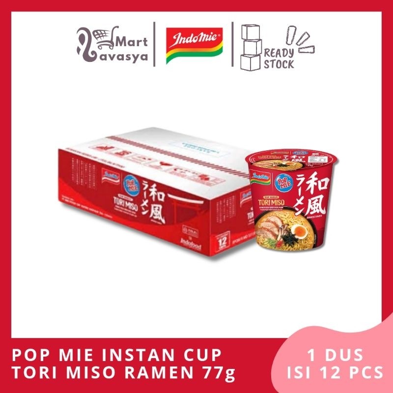 

Sensasi Lezat Pop Mie Cup Tori Miso Ramen 77G - 1 Dus Isi 12 Pcs - Kota Bandung - Lavasya Mart