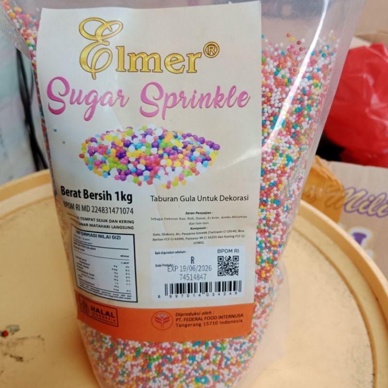 

Sensasi Lezat Sugar Sprinkle Taburan Warna Warni Untuk Kue Ataupun Makanan 1 Kg
