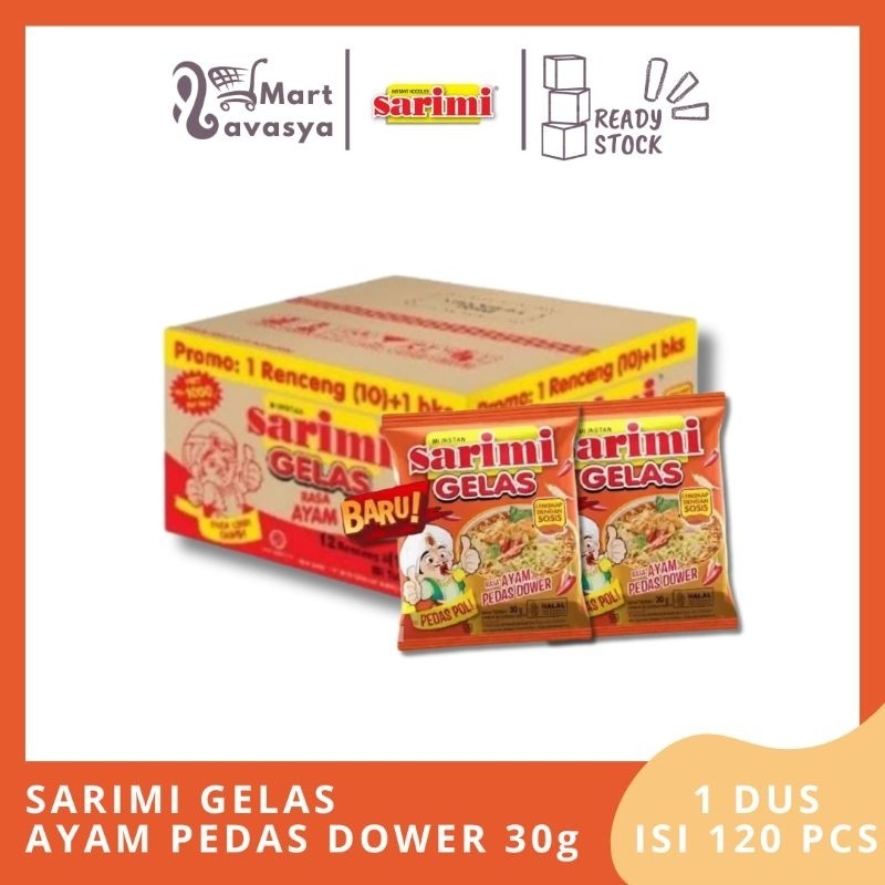 

Sensasi Lezat Sarimi Gelas Ayam Pedas Dower 30G - 1 Dus Isi 120 Pcs - Kota Bandung - Lavasya Mart