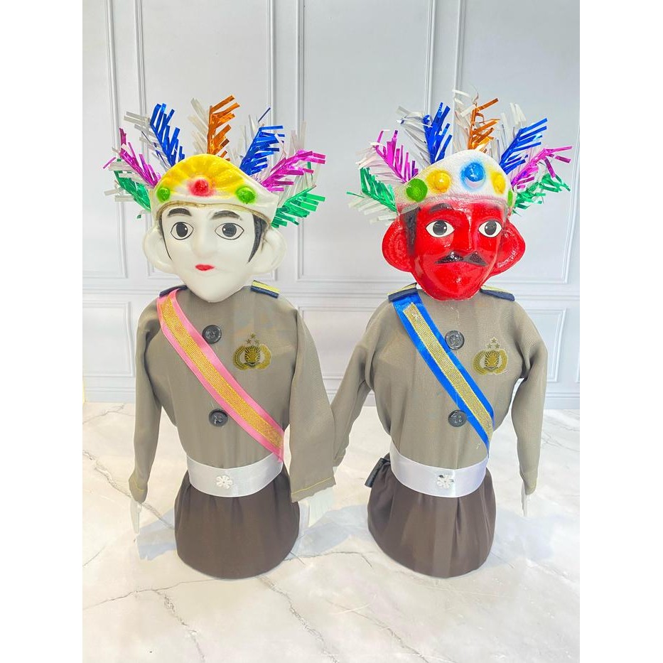 Ondel ondel Masuk Tangan / Miniatur Ondel Ondel