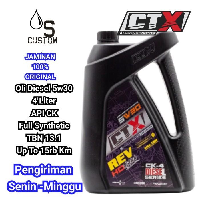 Langsung diproses Oli Diesel CTX Rev HD 5w30 4 Liter Full Synthetic